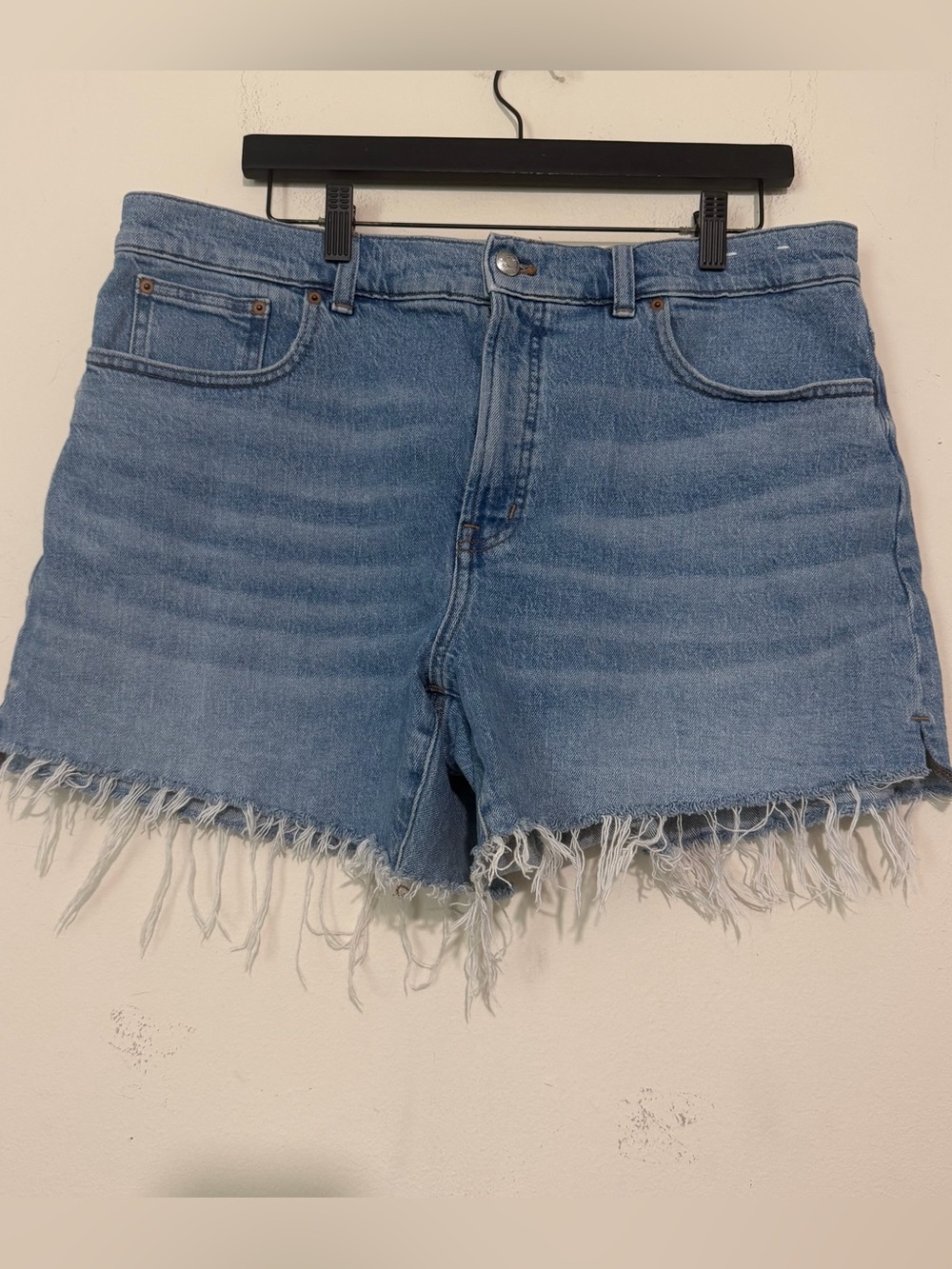 Madewell The Perfect Mid Length Jean Denim Shorts SIZE 32